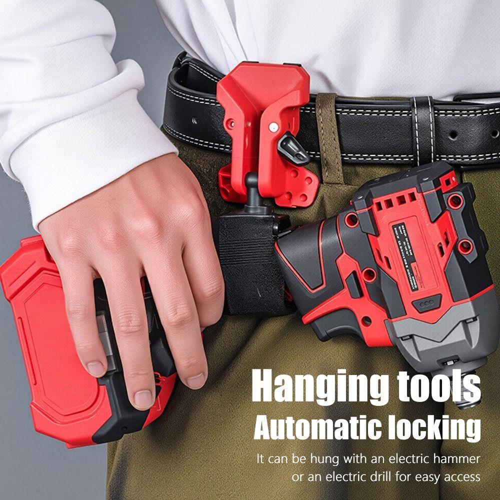 Self-locking Drill Holder Belt Clip High-hardness Quick-hook Tool Holder Power Tool Usage