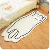 Cute Furry Rug Cartoon Cat Kid Carpet For Bedroom Non -Slip Bedside Area Rug Cute Soft Floor Mat For Living Room Table Mat Decor