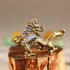 Chinese Beast Dragon Statue Bronze Figurine Ornaments Antique Copper Mythical Animal Miniature Home Decoration Crafts Collection