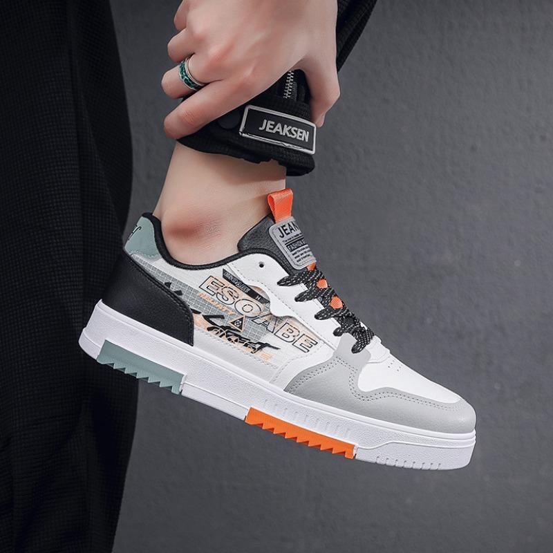 Mode Zomer Nieuwe Heren Casual Sneakers Lichtgewicht Ademend Tennisschoenen Mode Buitensport Casual Platte Schoenen Boardschoen Snelle Verzending