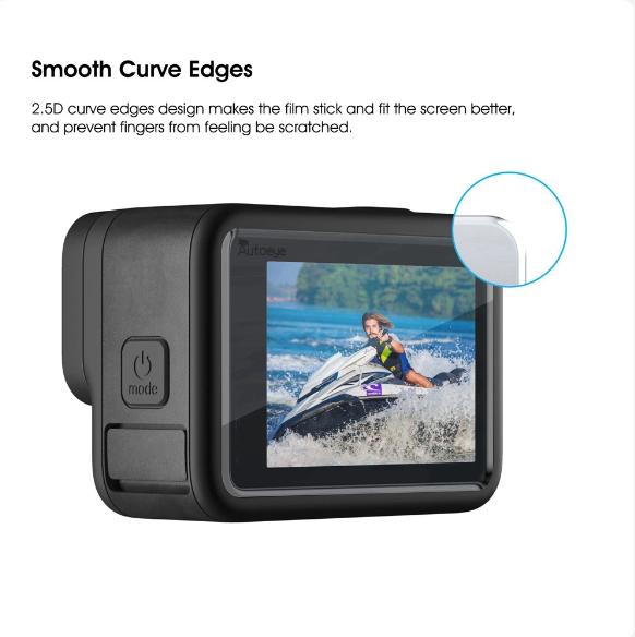Protective Silicone Case for GoPro Hero  11 10 9 Black Tempered Glass Screen Protector Film Lens Cap Cover GoPro Accessory