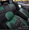 Nappa Leather Universal Car Seat Cover Set - 8-Piece, Full Wrap, All-Season Compatibility