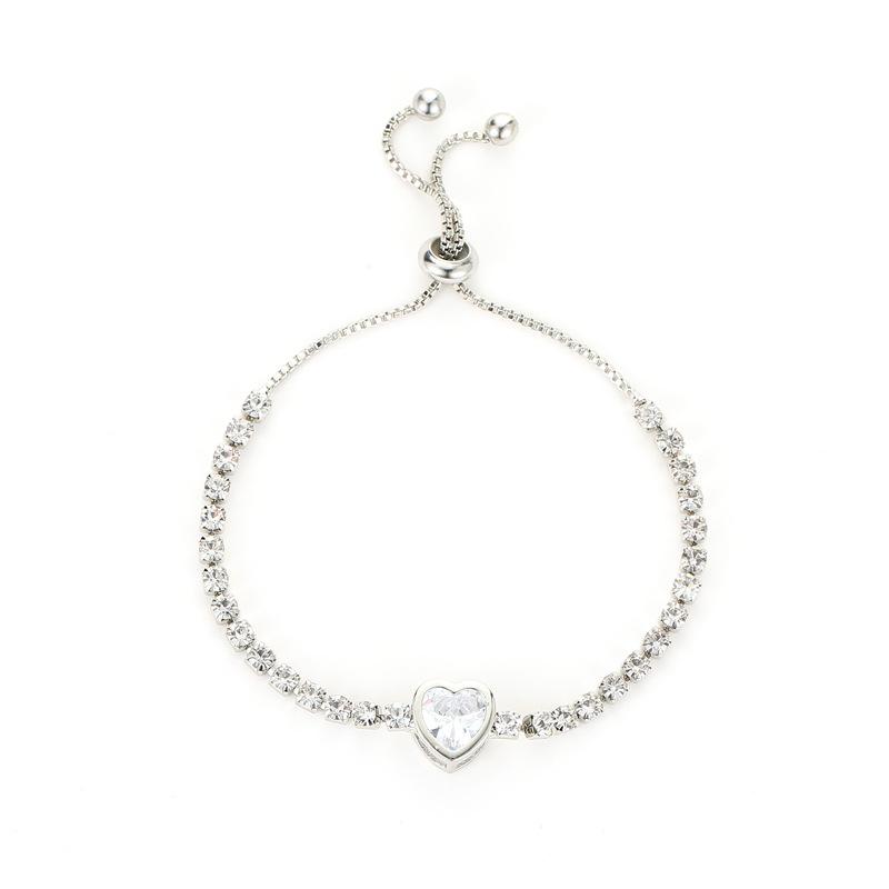 Fashion Rose Gold Love Bracelet Small Fresh Simple Women's Bracelet Trend Accessories AVE