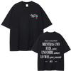 Rapper Bad Bunny Graphic Men Cotton T-shirts Debi Tirar Mas Fotos DTMF World Tour T Shirt Fashion