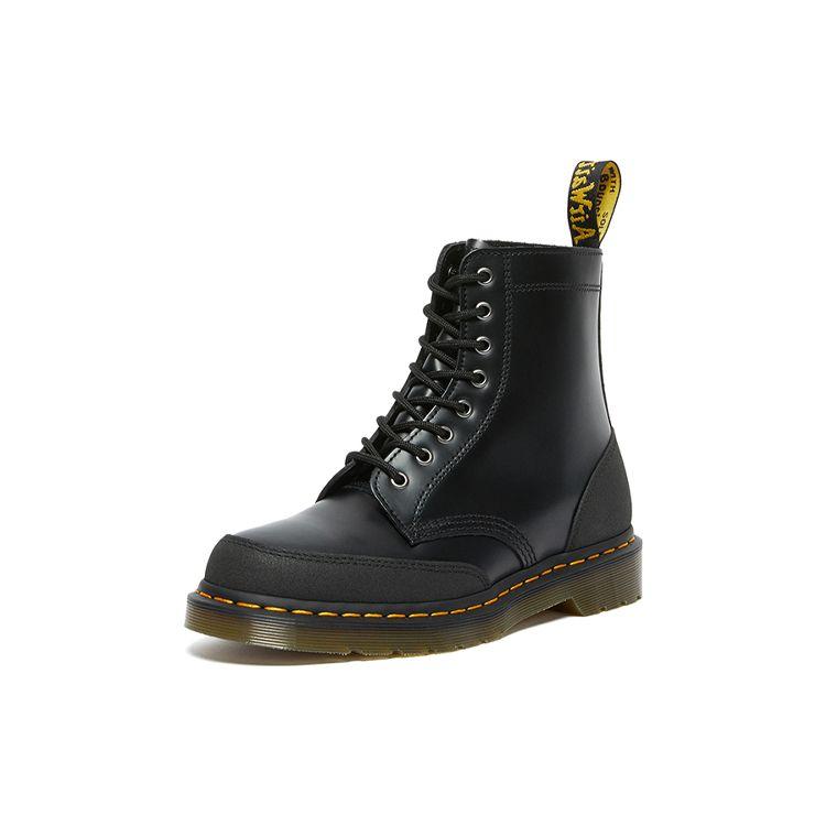 Dr. Martens Unisex 1460 Guard Panel Leather Lace Up Boot Black 27466001