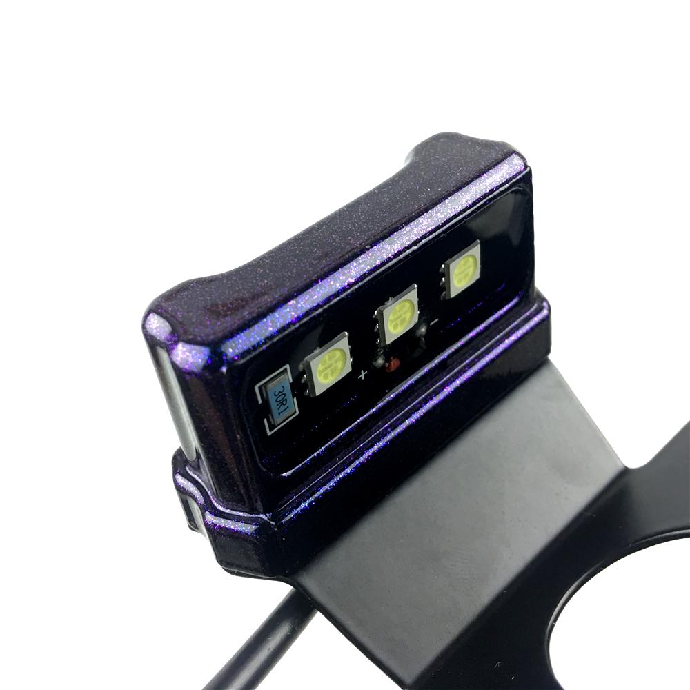 Evrensel Plaka LED Işık Motosiklet Aksesuarları HONDA SUZUKI KAWASAKI DUCATI BMW CNC Lamba Braketi