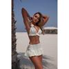 New With Sarong Halter Ruffled Bikini Women Swimwear Female Swimsuit Three-pieces Bikini Set Bather Bathing Suit Swim Lady