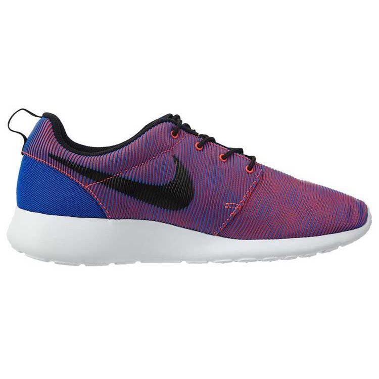Nike Roshe One Premium Plus Racer Blue Black Férfi Cipők Fekete-Fényes 807611-407