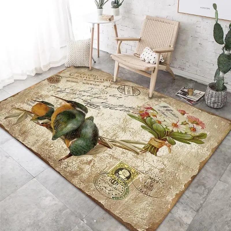 Geometric Large Area Rug – Modern Luxury Carpet for Living Room Sofa Bedroom, Non-Slip Washable Floor Mat
