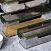 Pasta Storage Box Noodle Spaghetti Container Household Cereal Preservation Storage Box With Cover Moisture-Proof Food Container