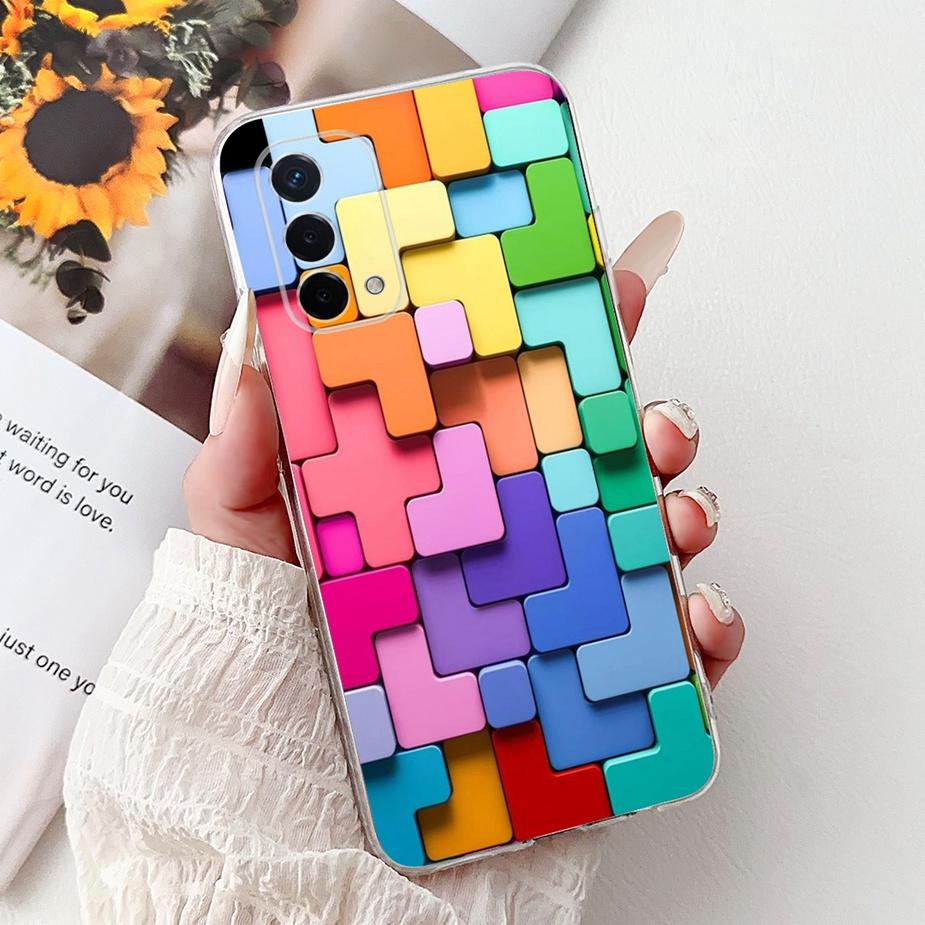 Für Oppo A74 5G Hülle CPH2197 CPH2263 Stilvoll Beliebt Bemaltes Cover 6,5'' Weiche Silikonhülle Für Oppo A74 A 74 OppoA74 5G Fundas