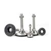 4Pcs Stainless Steel Non-Slip Balance Support Foot Cup Adjustable Heavy Duty Fixed Foot for Industry Machinery Furniture