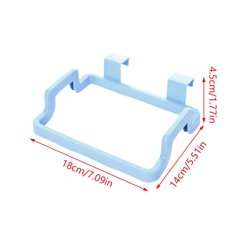 1Pc Hanging Trash Rubbish Bag Holder Garbage Rack Cupboard Cabinet Storage Rag Hanger Trash Can Bin Kitchen Accessories Gadget