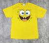 Vintage Spongebob Squarepants T Shirt Yellow Cartoon Tv Promo Size Large Y2K 90s