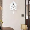 Silent Wall Clock High Accuracy Simple Installation Minimalist Birdhouse Modern Design Decorative Hanging Clock