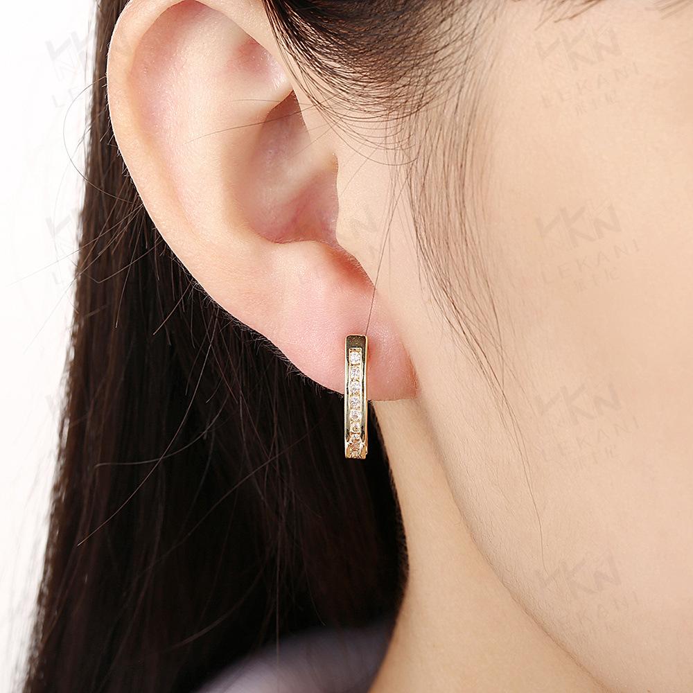 Earrings Fashion Diamond Ear Buckles Japanese and Korean Fashion Small Fresh Accessories