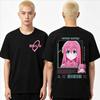 Summer Hot Sale Anime Bocchi The Rock Shirt Unisex Comfortable Hip Hop Graphic Tshirt Y2k Print Crew Neck Gothic Casual T Shirt