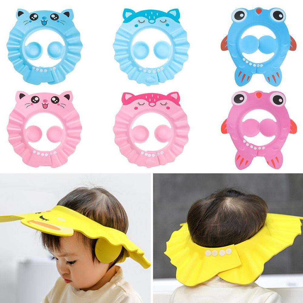 Kids Eye Protection Portable Adjustable Wash Hair Shield Shampoo Hat Baby Shower Caps Bath Visor