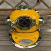 45,72 см Morse Navy Yellow Divers Helmet Sea Mark V Scuba Boston Diving Helmet