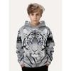 Animal Print Children's Versatile Sweatshirt Casual Men's Comfort Hoodies Sweatshirts Boys