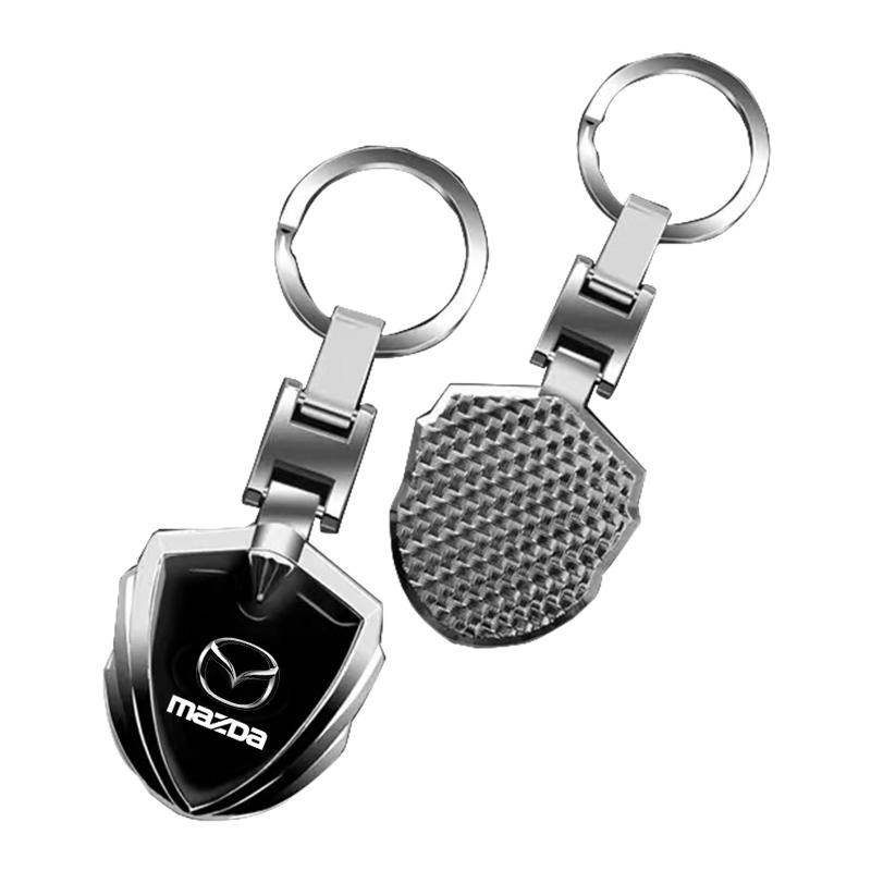 3D Metal Car Styling Keychain Key Chain Ring Key Holder Styling Car Accessories For Mazda 3 6 CX5 2 CX3 CX9 MX5 RX8 Axela Demio MS CX5 2 Axela Demio