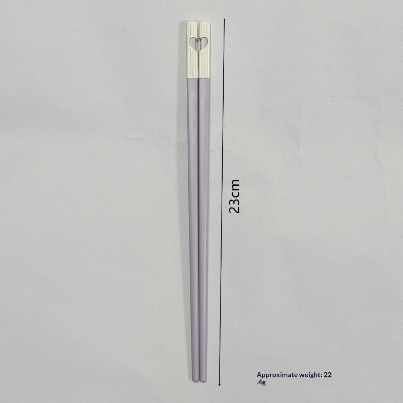 Reusable Non-Slip Japanese Chinese Chopsticks Colorful Sushi Sticks Portable for Student Office Bento Lunch