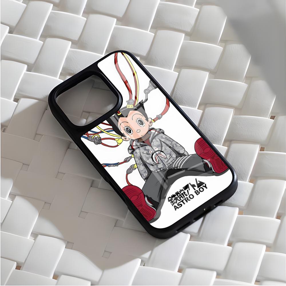 Japanese Anim Astro Boy Phone Case For Iphone 17 Air 16 15 14 13 12 11 Pro Max Mini Fundas Shell PC+TPU Cover