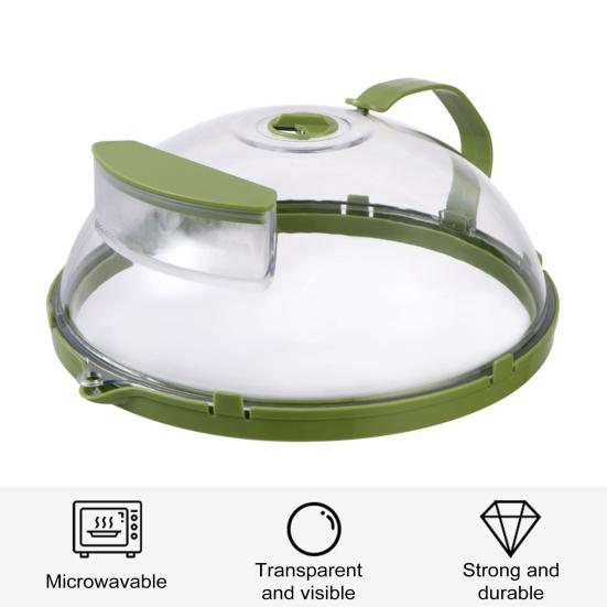 Magnetron Voedseldeksel met Waterstoomapparaat Geïntegreerde Handgreep Spatbescherming Plaatdeksels Keukengadgets Accessoires