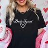 Brudtärne-skjorta för kvinnor, Team Bride Squad Möhippetoppar, Brudtärne-t-shirt, Bröllopsmodekläder för tjejer