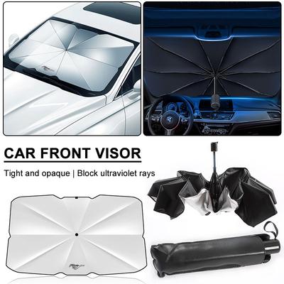 Sombrilla Plegable para Parabrisas de Coche, Cubierta Plegable para Parabrisas de Coche para Ford Focus Mk2 Mk3 Fiesta Ranger Mondeo S-MAX Kuga Mustang, Accesorios para Coche