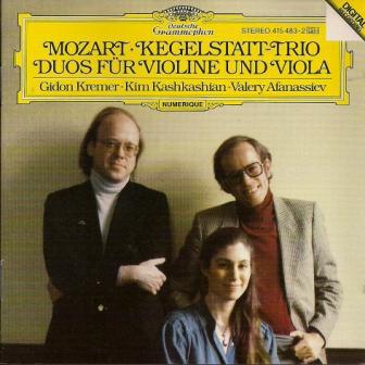 CD MOZART; KREMER - Kegelstarr Trio / Duos 4154832 Deutsche Grammo Non Japan Classical Used