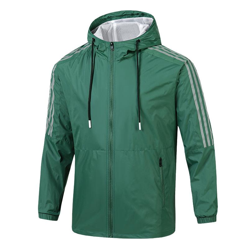Frühling und Herbst Koreanische Kapuzenjacke Locker Übergröße Paarjacke Herren- und Damen Sportlich Lässig Dünner Windbreaker