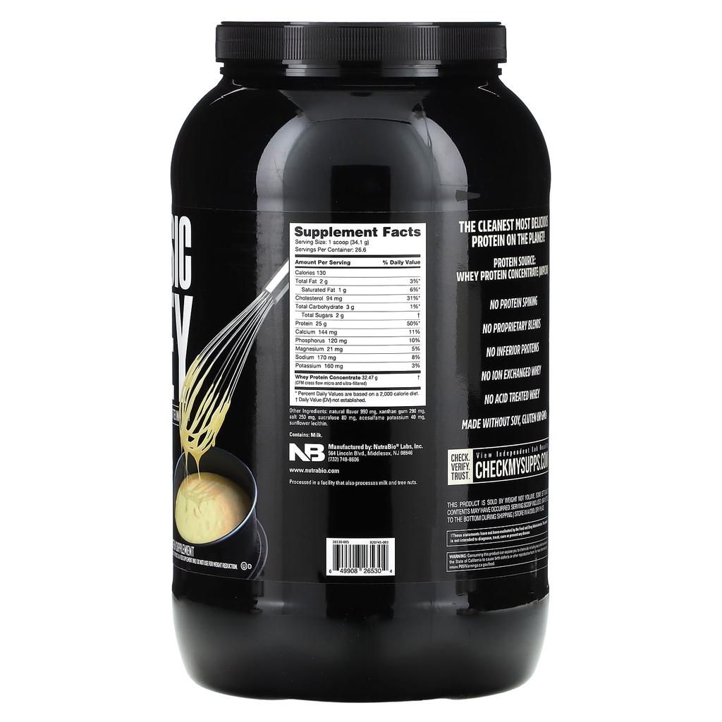 Classic Whey Protein, Cake Batter, 907G (2Lb)