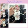 Adorable Schnauzer Plush Keychain Soft Dog Backpack Charm Cute Gift Doll