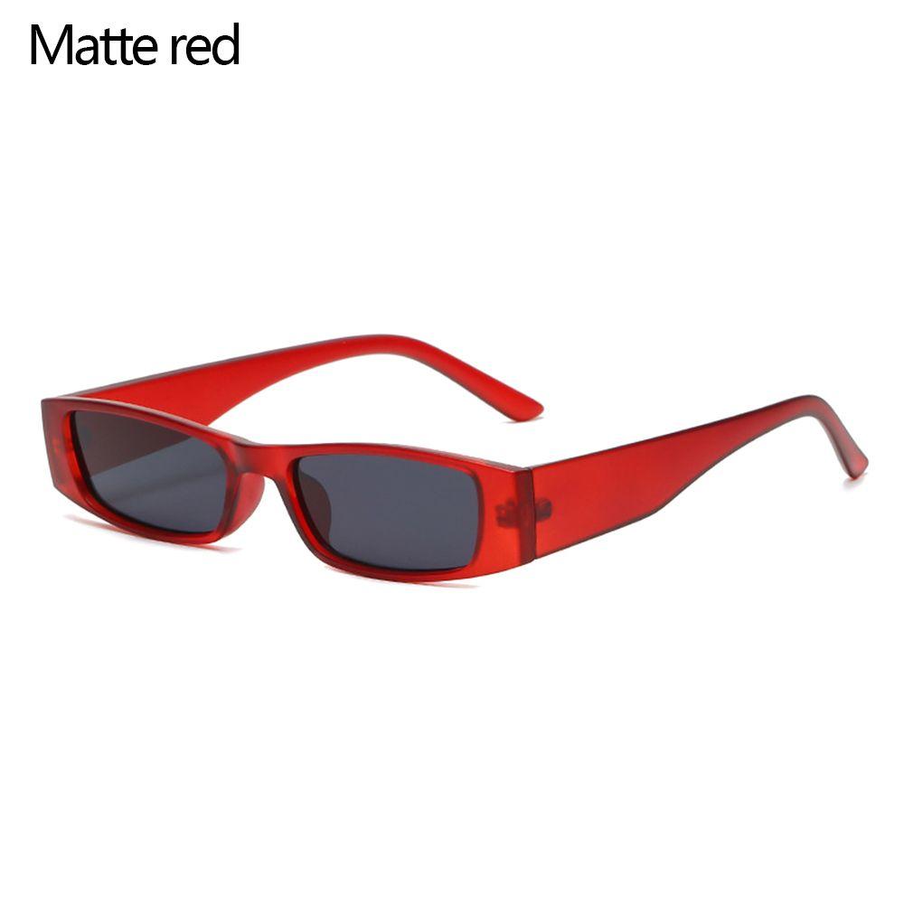 Vintage Trendige Brillen Retro Sonnenbrillen Kleine Rechteckige Sonnenbrillen Kleiner Rahmen Schmale Sonnenbrillen