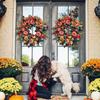 Kunststoff Wand Haustür Heimdekoration Kranz für Weihnachten und Thanksgiving