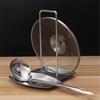 1Pcs Kitchen Accessories Stainless Steel Pot Lid Shelf Kitchen Organizer Pan Cover Lid Rack Stand Sponge Spoon Holder Dish Rack