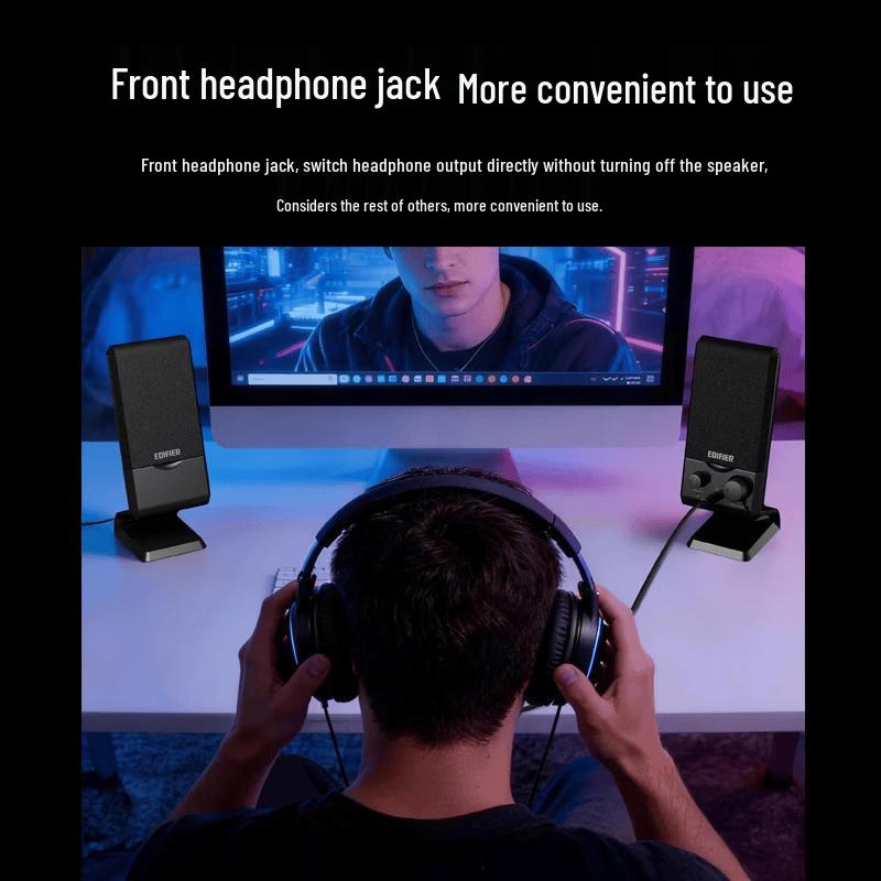 Edifier R10U 2.0 Channel USB Powered Desktop Speakers (CN Version)