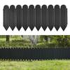 10 Pcs Garden Landscape Edging Panels No Digging Fence Border Connectable Fence Panels for Dividing Yard Flower Beds