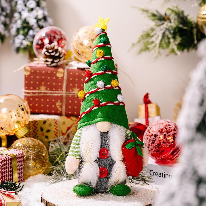 Cross-Border Rudolph Gnome Christmas Plush Toy - Holiday Ornament