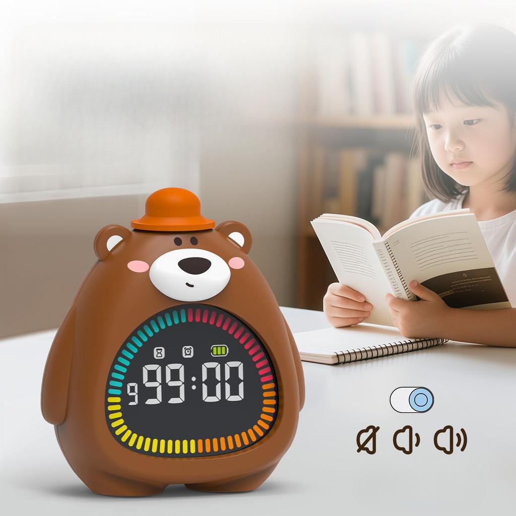 Timer Learning Special Electronic Children's Timer Clock Alarm Clock Kitchen Timing Reminds Students Multi Function Clock