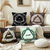 Logo T-therian Delta Cool Cushion Cover Pillow Cover Decoration Room Home Sofa Living Office Car Nordic Simplicity