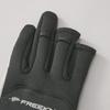 FREE KNOT Photonic Fouron Sheepback Gloves, 3-Piece Cut, Medium, Black, Y4622-M-90