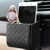 1 Stück Auto Organizer Aufbewahrungstasche Luftauslass Halterung Mehrfarbig PU-Leder Brillenbox Handyhalter Ständer Auto Zubehör Innenraum