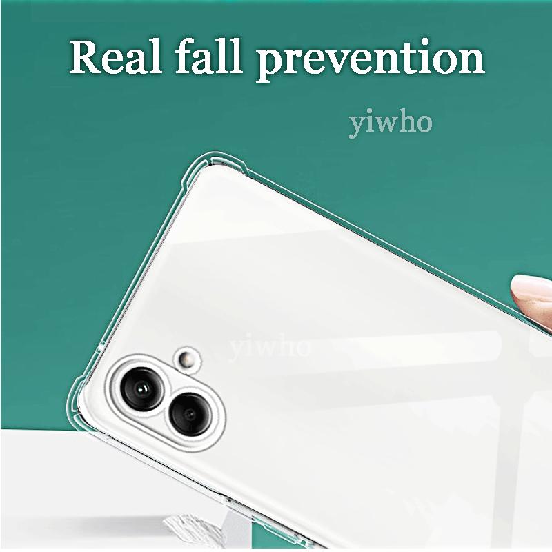Luxury Clear Soft Silicone Case for Samsung Galaxy A04 Shockproof Transparent 04a A 04 SM-A045F/DS 6.5" Phone Cases Back Covers