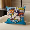 Housse de coussin R-Razmokets dessin animé drôle housse de coussin de canapé décoration de pièce de maison cadeau pour enfants