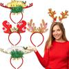 Antler Christmas Hairband Colored Lights Photograph Props Fun Christmas Headband  Party Supplies