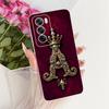 For Oppo Reno12 Pro Case CPH2629 Cute Crown Letters Cover Soft Slim Phone Case For Oppo Reno 12 Pro Reno12 5G CPH2625 Funda Bags