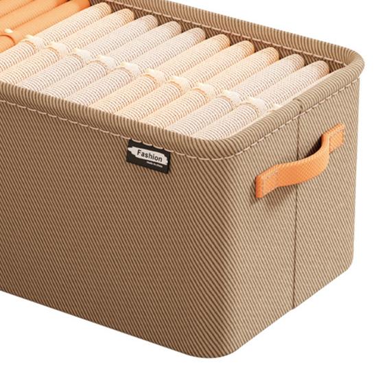 Non-Woven Closet Organizer Wardrobe Clothes Sweater Storage Basket Sweatshirt Jeans Storage Box Home Supplies