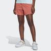 adidas Originals Trefoil Logo Aufkleber Lässige Gerade Shorts Damen Unterteile Rosa HM1793